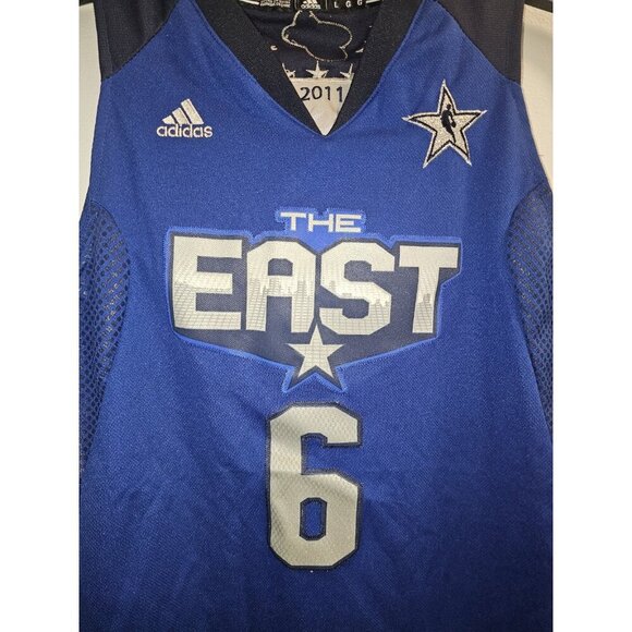 Authentic Adidas Lebron James 2011 All-Star Game Swingman Jersey KidL Miami Heat - Picture 2 of 16
